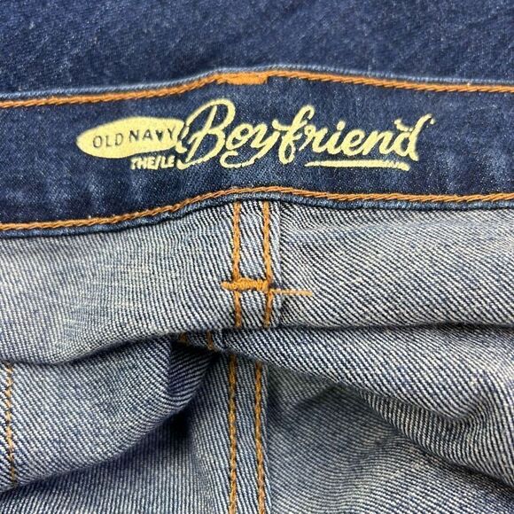 Old Navy Women's Mid-Rise Boyfriend Ankle Jeans Blue Denim Medium Wash Size 18 - Picture 5 of 7